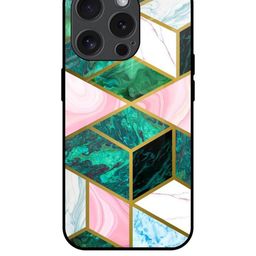 QRIOH Abstract Printed iPhone 15 Pro Back Case Mobile Accessories-image-29
