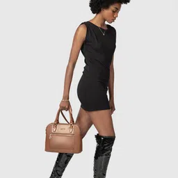 SENNES Leather Structured Handheld Bag-47