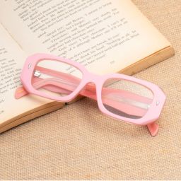 TED SMITH Pink Rectangle Premium Italian Acetate Frame For Unisex (DALIA 2.0_C5)-image-14