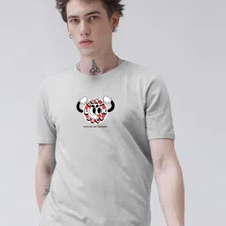 Enciger Men Printed Applique T-shirt-image-36