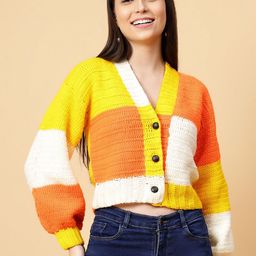 Velvery Women Cardigan with Applique Detail-image-71