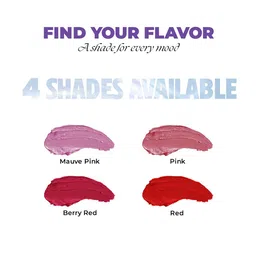 Hawtever Set Of 4 All You Need Tint Set With Pouch- Mauve Pink- Pink- Berry Red & Red image 5