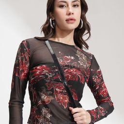 ESPYR By Tokyo Talkies Print Crop Top-image-28