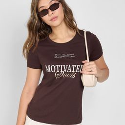 Honey by Pantaloons Women Typography Printed Cotton T-shirt-picture-38