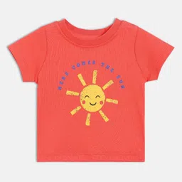 MINI KLUB Boys Printed Applique T-shirt-image-74