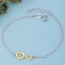 Carlton London 925 Sterling Silver Rhodium-Plated Charm Bracelet-16