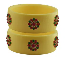 Vidhya Kangan Multi-Coloured Brass Bangles-93