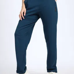KLOTHFIT Women Solid Baggy Low-Rise Cotton Joggers Trousers-image-47