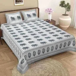 Doristyle Unisex Grey Bedsheets-picture-15