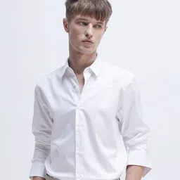 The Collection India Slim Stephen Slim Fit Cotton Casual Shirt-picture-22