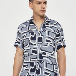YOUTH FIRST Men Premium Opaque Printed Casual Shirt-image-97