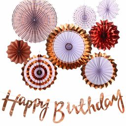 Party Propz Birthday Combo Set Gold - 9 Pieces-image-73