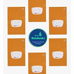 target publication pvt ltd Target Publications Single Line Notebook Pack of 6 - 76 Pages Each-picture-14