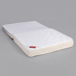 Babyhug Foldable 1 Plus 1 Mattress - Off White-3