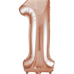 Party Anthem 1 Number Birthday Large Foil Balloon - Pink-image-81