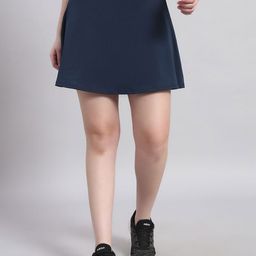 CLOTHWIK COLLECTION High-Rise Mini Skorts With Attached Inner Shorts-image-59