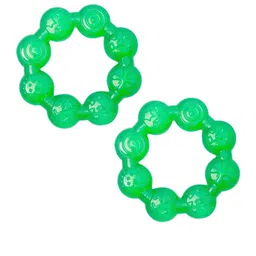 Adore Set Of 2 Luscious Water Filled Eva Teether- Green-45