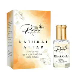 THE RUPAWAT Perfumery House Black Gold 100% Natural & Pure Alcohol Free Attar- 12 ml-image-97