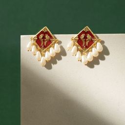 TEEJH Contemporary Drop Earrings-92