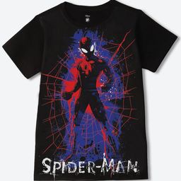 YK Disney Boys Spider-Man Graphic Printed Casual T-shirt-picture-11