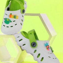 PASSION PETALS Kids Self Design Fashion Clogs Flip Flops-10
