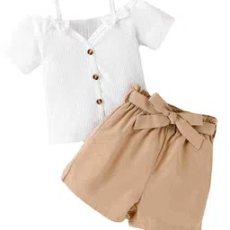StyleCast x Revolte Girls Shoulder Straps Top With Shorts-image-59