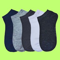 MJE 5-Pcs Ankle-Length Socks-image-70