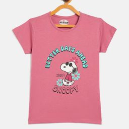 Fort Divine girls Flowers with Wording printed top BRICK-image-11