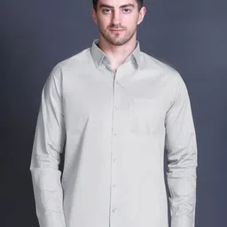 GODFREY Spread Collar Regular Fit Casual Shirt-image-93