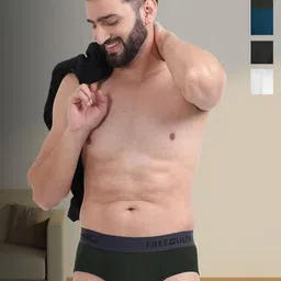 FREECULTR Men Pack Of 5 Anti Bacterial Basic Briefs FCP-XT-B-CW-MB-POB-SEG-SW-S-image-67