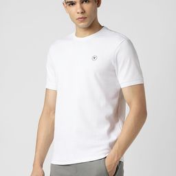 Van Heusen Flex Men Solid Round Neck Slim Fit T-shirt-image-34