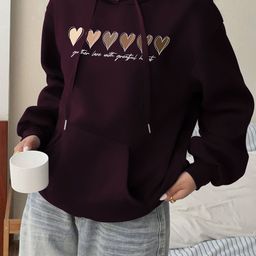 TOGS & TERRE Women Printed Hooded Pullover Sweatshirt-picture-40