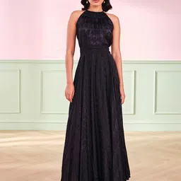 AND Women Halter Neck Maxi Dress-69