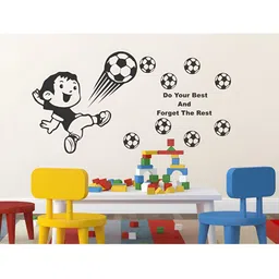 LANSTICK Black Kids Motivational Self Adhesive Wall Sticker-picture-10
