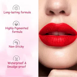 A.D.S Set Of 6 Ultra Long-Lasting Liquid Matte Lipstick-4ml Each-01-02-03-04-05-06 image 4