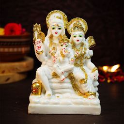 Ekhasa White Religious Idol Showpiece-image-86