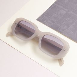 Ted Smith Unisex Square Sunglasses with Polarised Lens-41