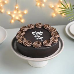Rich Chocolate New Year Cake-image-21