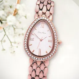 Bella Monza Women Dial & Stainless Steel Style Straps Analogue Watch AA_Rose_White-image-39
