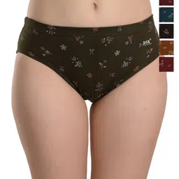 JIL X Pack Of 6 Printed Cotton Hipster Briefs MY-JILX-PRO-PRINT-IE-6PC-image-72
