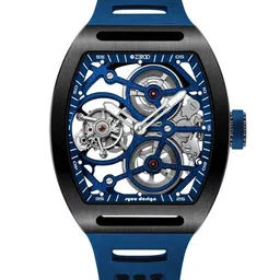 ZEROO Men Skeleton Dial & Straps Analogue Automatic Watch ZT004-01BBL-9