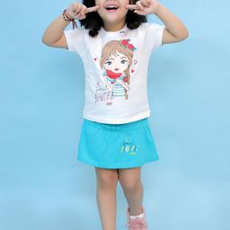CHANDRIKA Kids-Girls Green Clothing Set-image-34