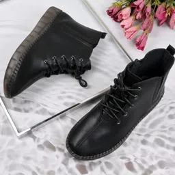 Jove Women Flatform Regular Boots-image-79