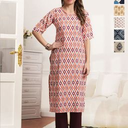 7Threads Women Pack of 6 Floral Printed Kurta-image-66