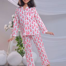 misbis Girls Printed Night suit-image-66
