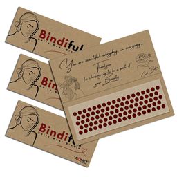 Comet Busters Set Of 3 Bindiful Beautiful Traditional Designer Bindi - Maroon-3
