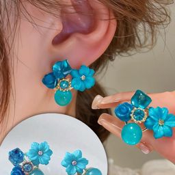 Earrings for Women & Girls Trendy Stylish Alloy Jewelry Alloy, Brass Earring Set, Stud Earring-image-99