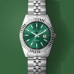 CARLINGTON Women Dial & Stainless Steel Straps Analogue Watch Exclusive 8811 Steel Green Ladies-image-90