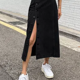 LERIYA FASHION High Waist Straight Midi Skirt-picture-45