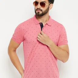 XFOX Men Polka Dot Printed Polo Collar T-shirt-picture-40
